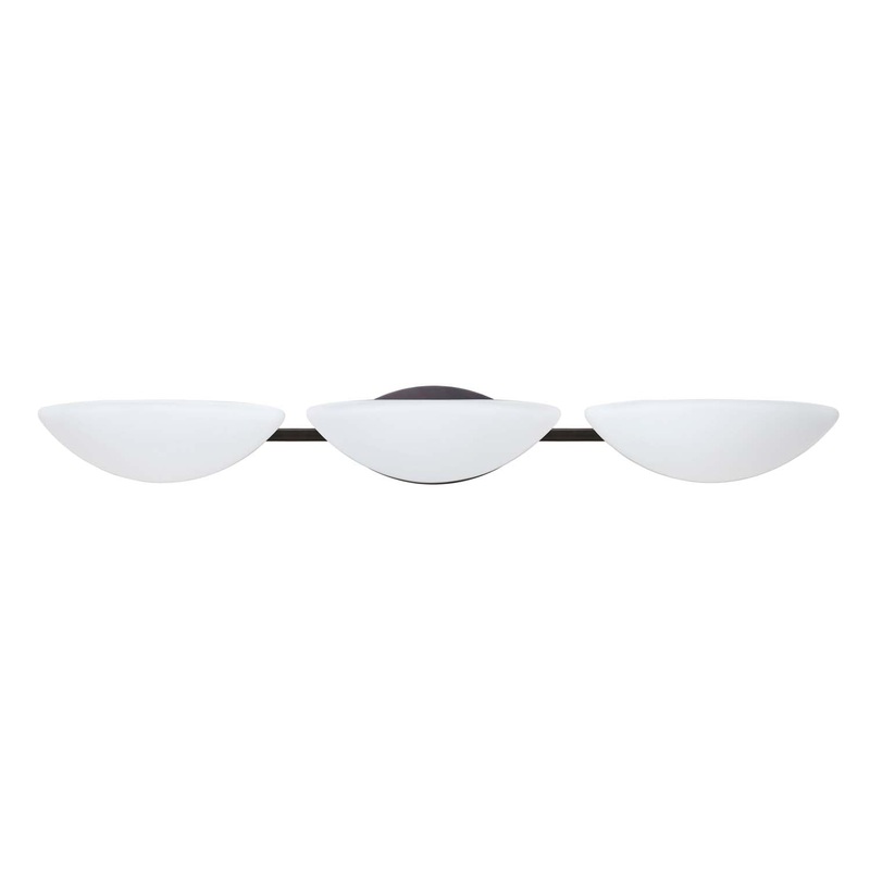 Besa 3WM-231807-BR Jamie Three Light Wall Sconce Bronze (Discontinued)