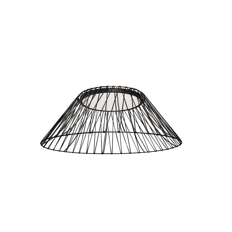 Georgette 25W Flush Mount Black