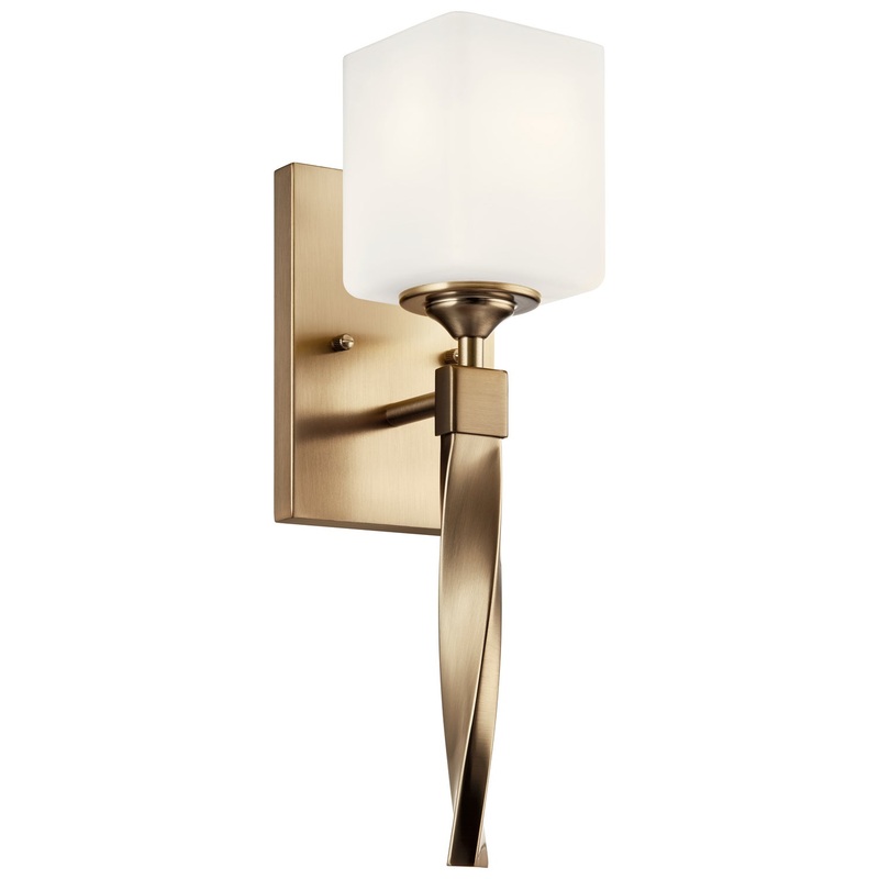 Kichler 55000CPZ One Light Wall Sconce, Champagne Bronze