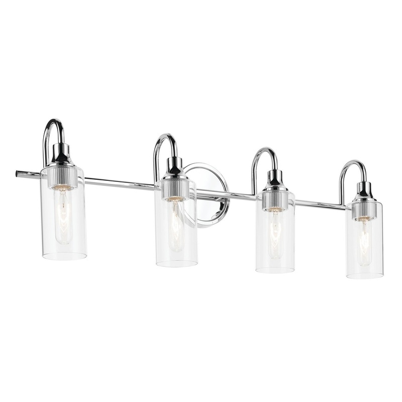 Kichler 55212CH Four Light Bath, Chrome
