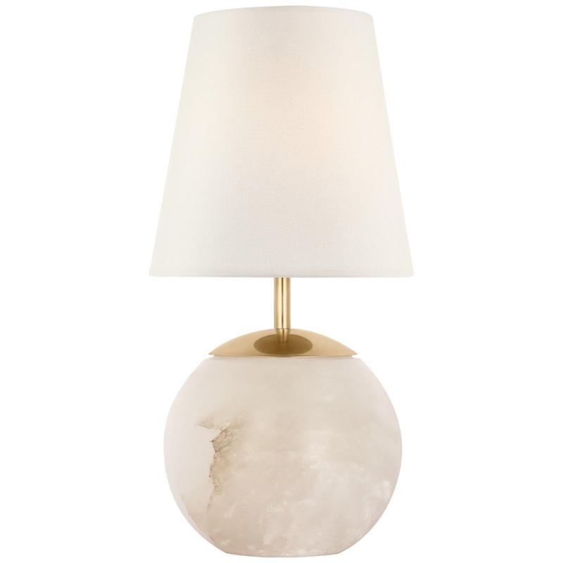 LED Accent Lamp from the Terri Collection in Alabaster Finish by Visual Comfort Signature