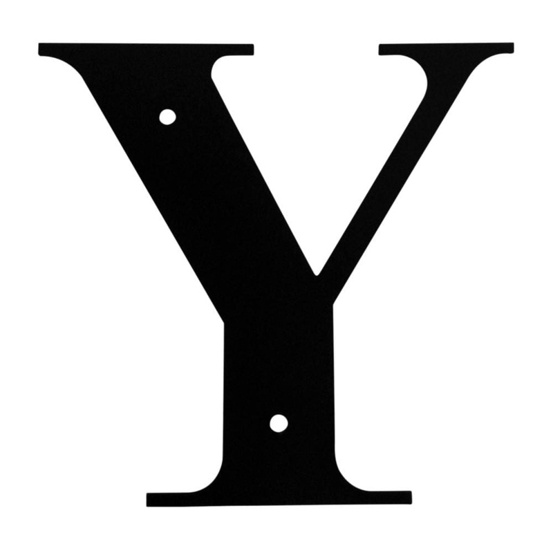 Village Wrought Iron LET-Y-S Letter Y Small
