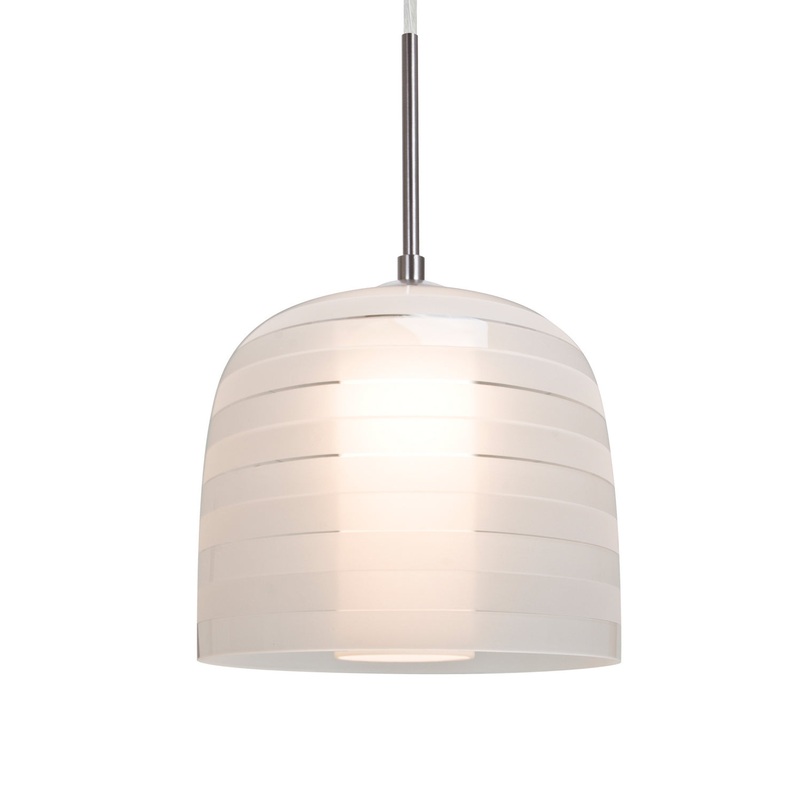 Besa 1JT-MITZI7FR-SN Mitzi 7 One Light Pendant Satin Nickel