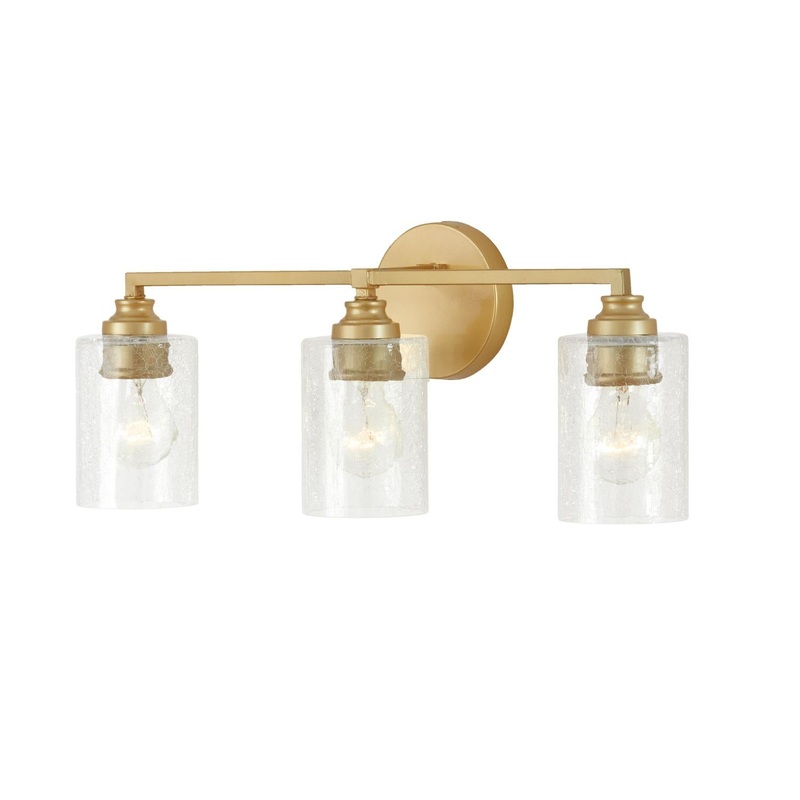 Capital Lighting 120531CG-422 Milan 3 Light Vanity Capital Gold