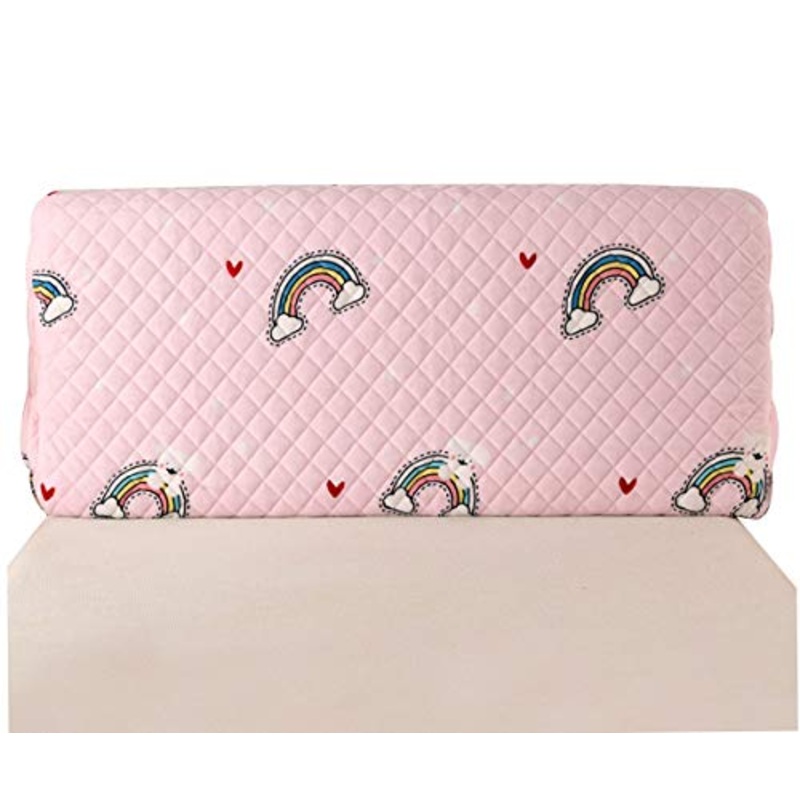 HDGZ Imbottita Elastica Copri Testata Letto Copertura Testata Letto Matrimoniale/Singolo Fodera Elastica Protezione, Protezione Elastica Lavabile (Color : L, Size : 190 * 60cm)