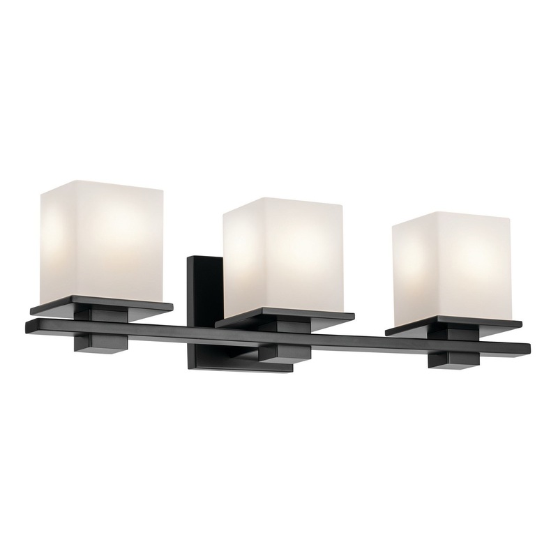 Kichler 45151BK Three Light Bath, Black