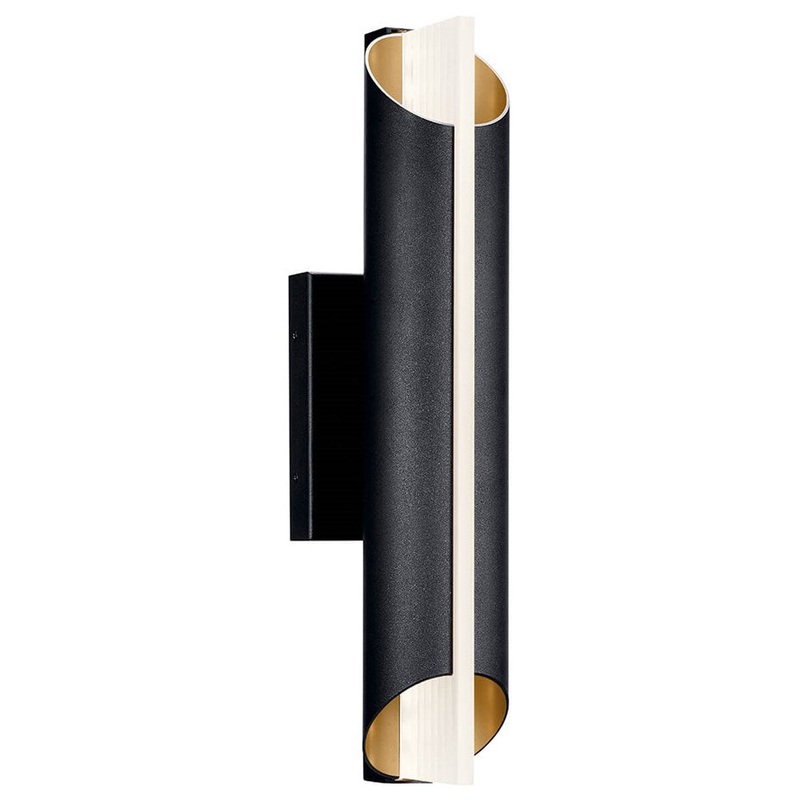LED Outdoor Wall Mount from the Astalis Collection in Textured Black Finish by Kichler