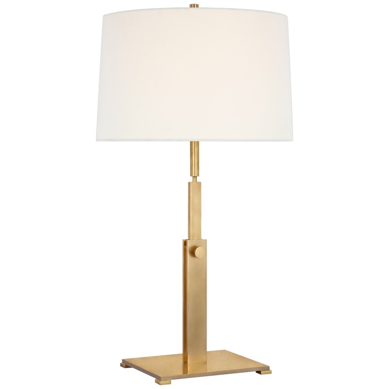 LED Table Lamp from the Cadmus Collection in Antique Brass Finish by Visual Comfort Signature