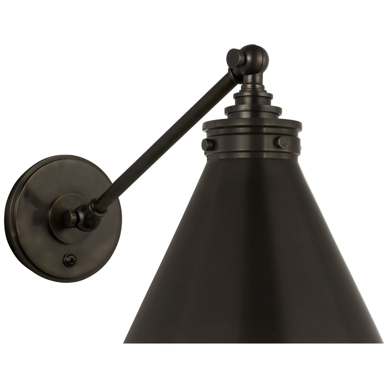 LED Wall Sconce from the Parkington Collection in Bronze Finish by Visual Comfort Signature