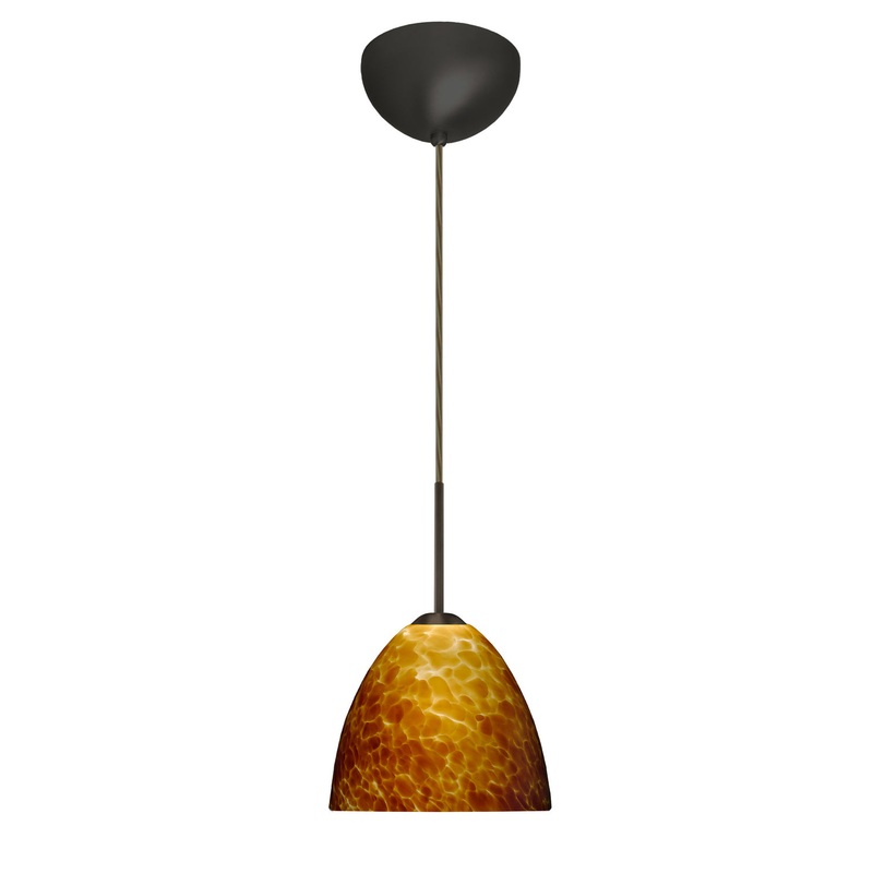 Besa 1BC-757218-MED-BR Sasha One Light Pendant Bronze