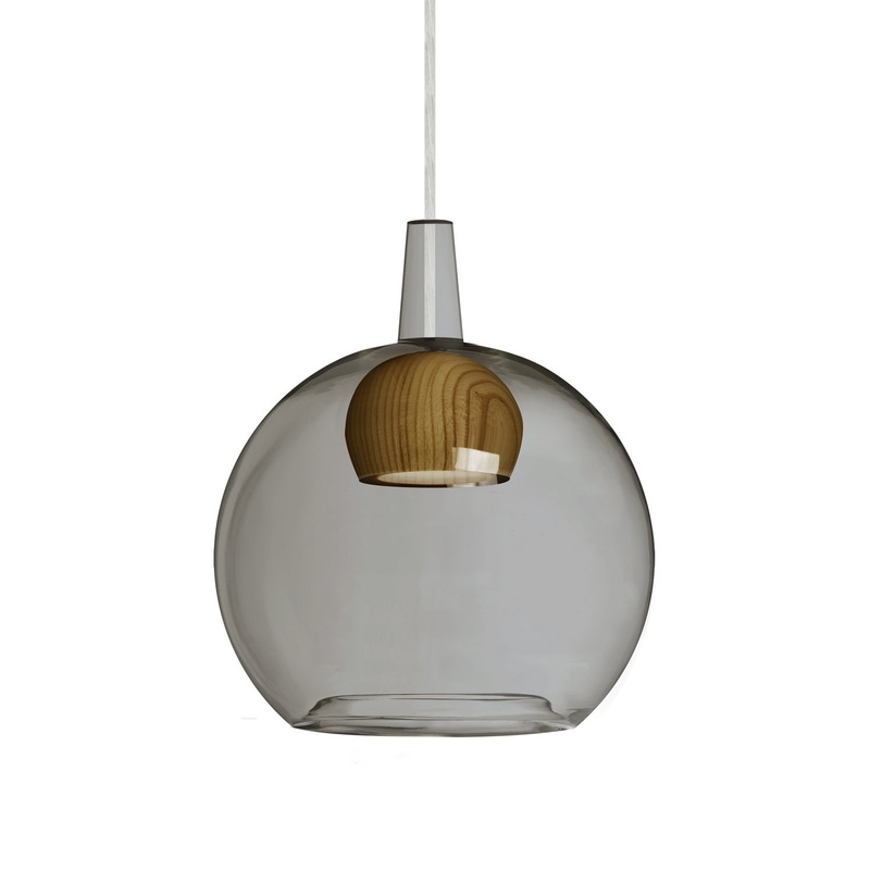 Besa 1JC-BENJISMMD-LED-SN Benji LED Pendant Satin Nickel