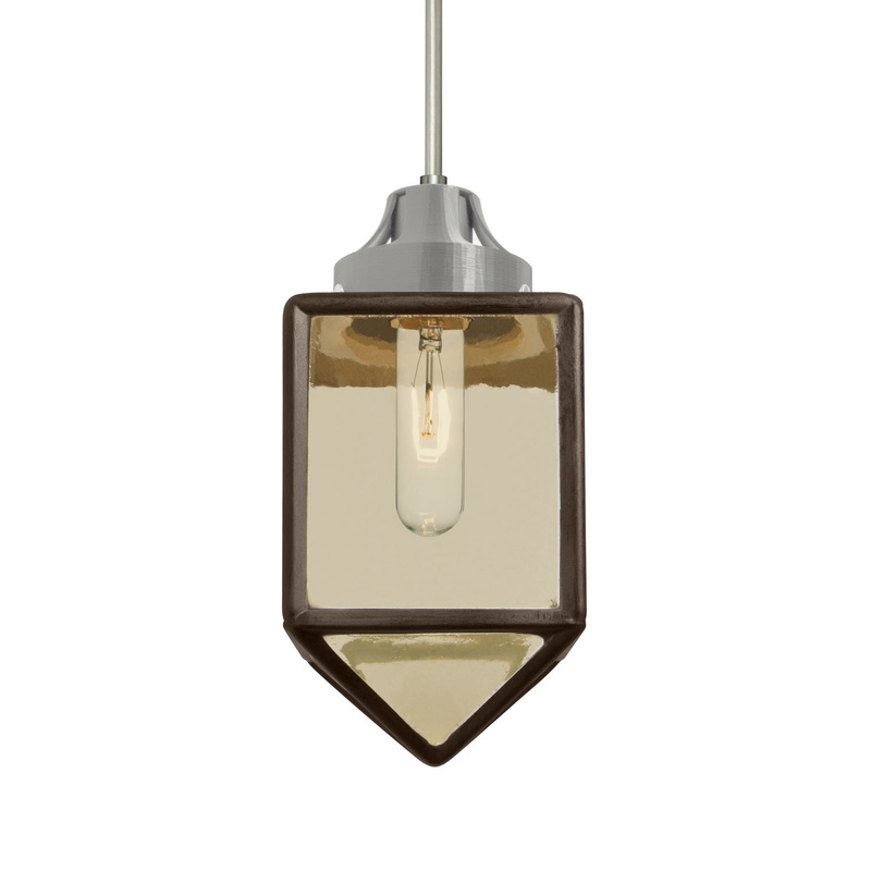 Besa 1JT-BRAVOBR-SN Bravo One Light Pendant Satin Nickel (Discontinued)