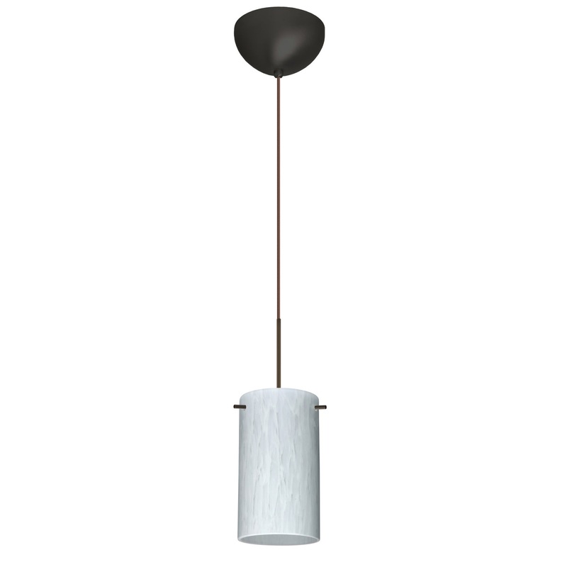 Besa 1XC-440419-LED-BR Stilo One Light Pendant Bronze