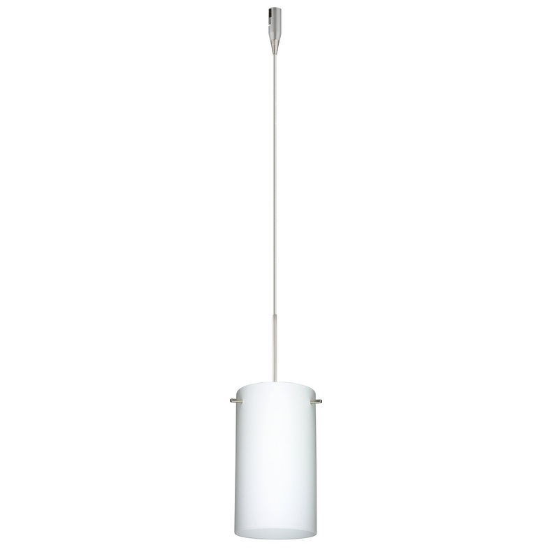 Besa RXP-440407-SN Stilo One Light Pendant Satin Nickel