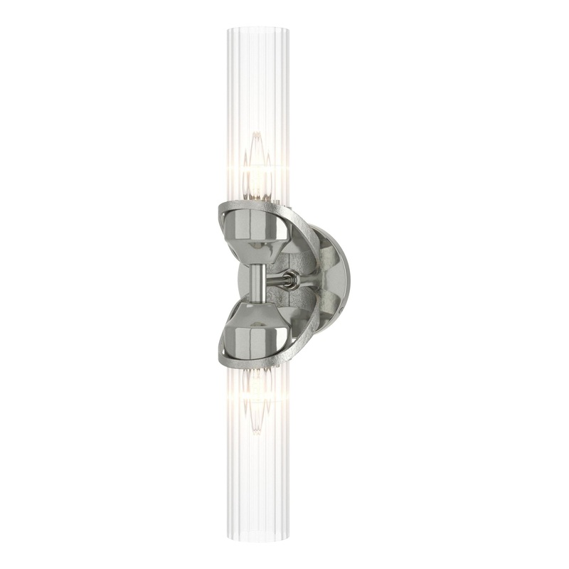 Bow 2-Light Bath Sconce Sterling