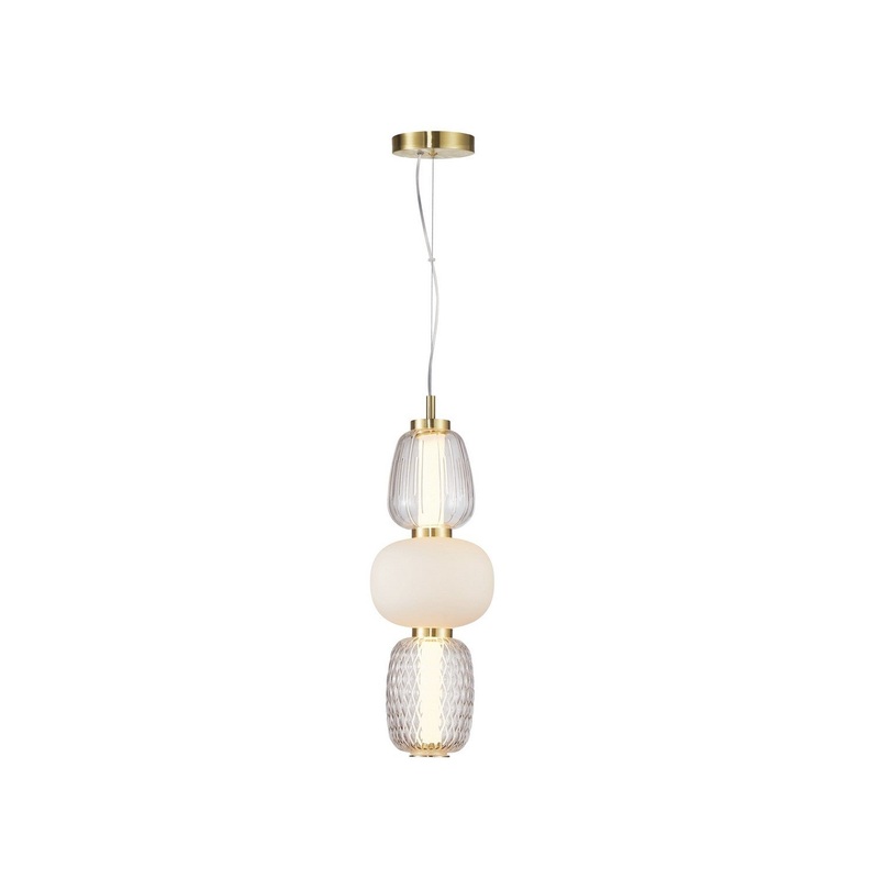 Cyra Triple Pendant – Brass