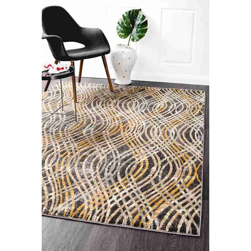 Dream Scape 852 Charcoal By Rug Culture – 290X200CM – RECTANGLE