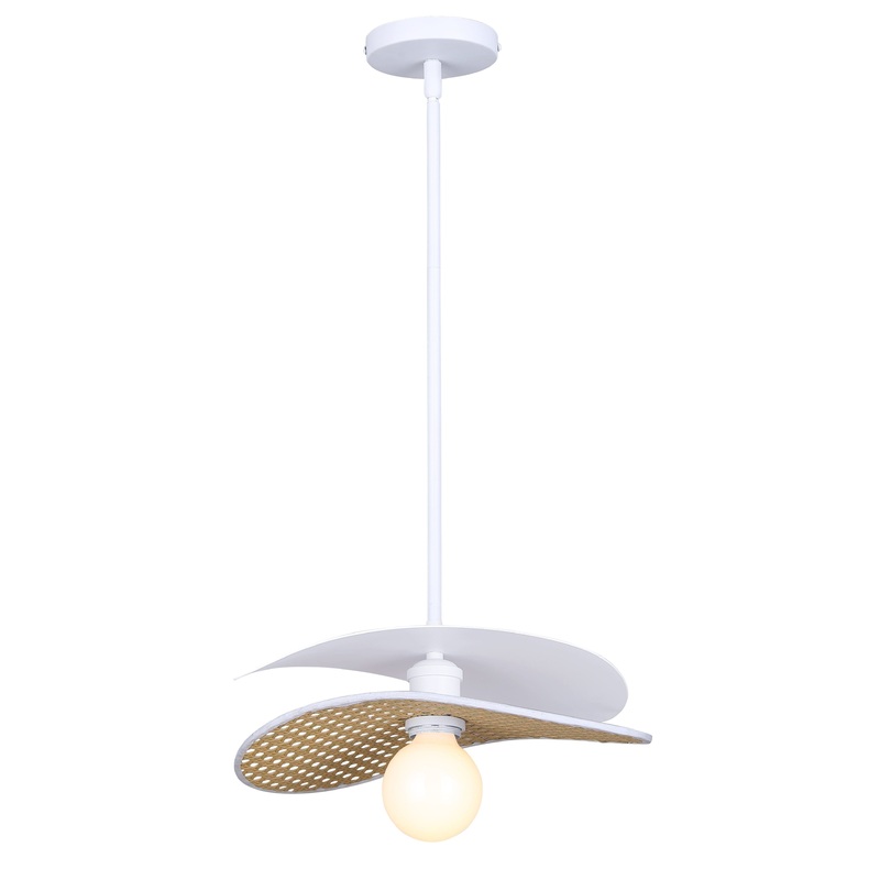 Elodie 1-Light Pendant Matte White