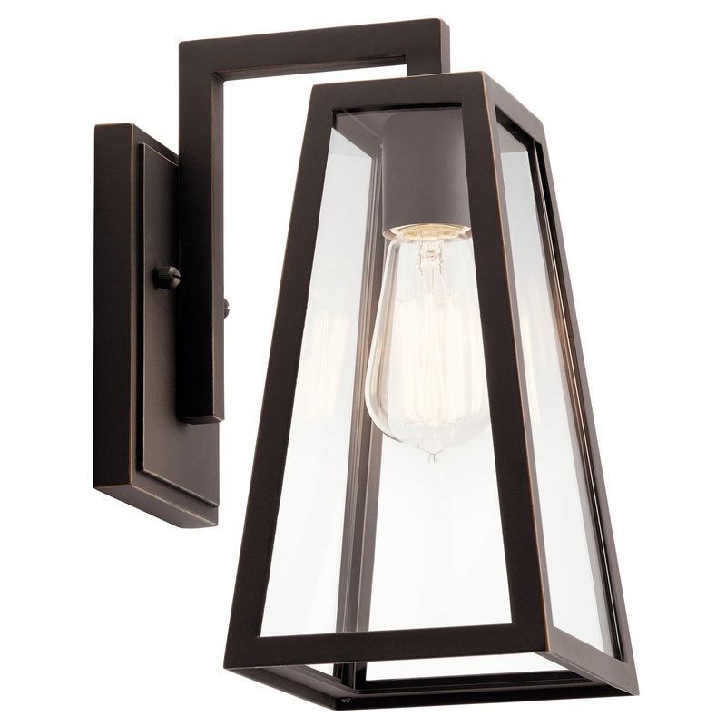 Kichler 49330RZ One Light Outdoor Wall Mount, Rubbed Bronze