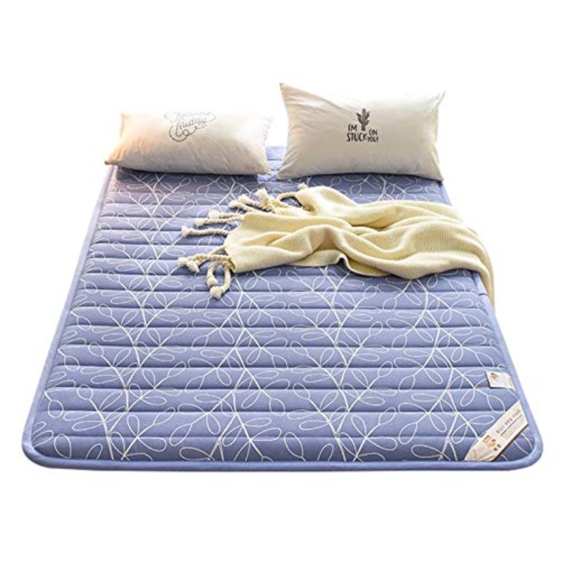 Kunyun Stile Nordico Spesso Domestica Grossolano Panno di Cotone Tatami Piano Materasso Protector Multifunzionale Carpet Pad Confortevole Antiscivolo Pieghevole Multi-Formato Facoltativo