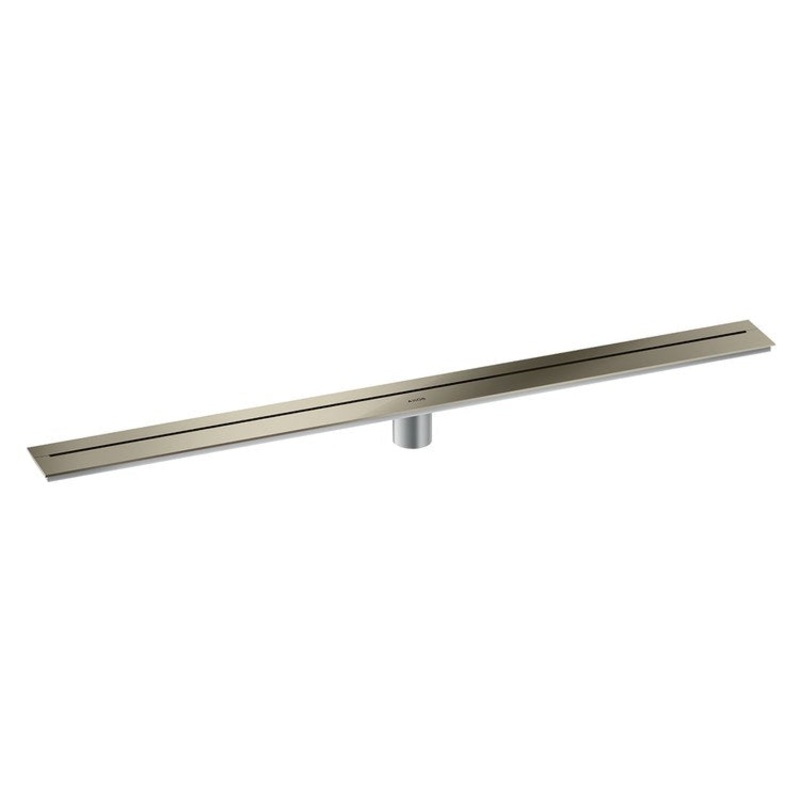 Linear Drain 39-3/8 Inch Polished Nickel Stainless Steel 304 for Shower Wall Installation