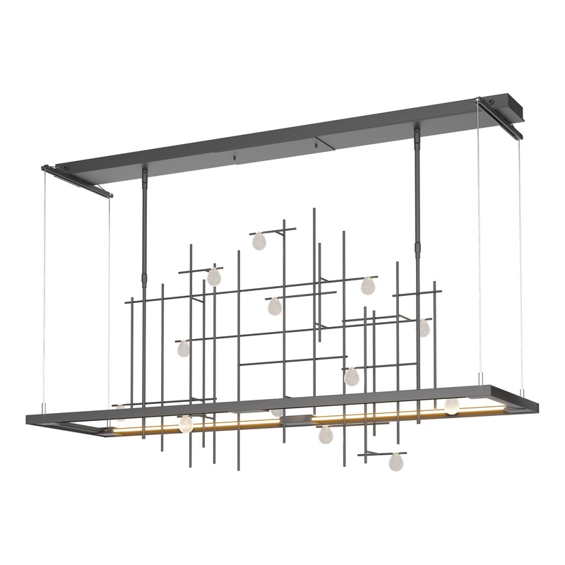 Spring LED Pendant Black