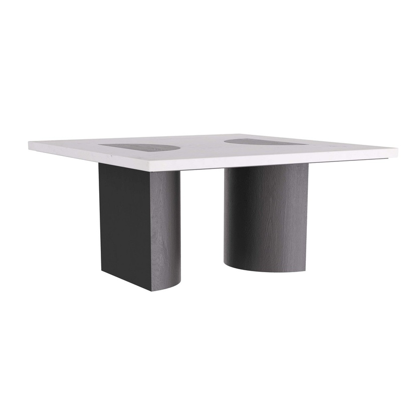 Arteriors FCI01 Tindle Cocktail Table White Sandblasted