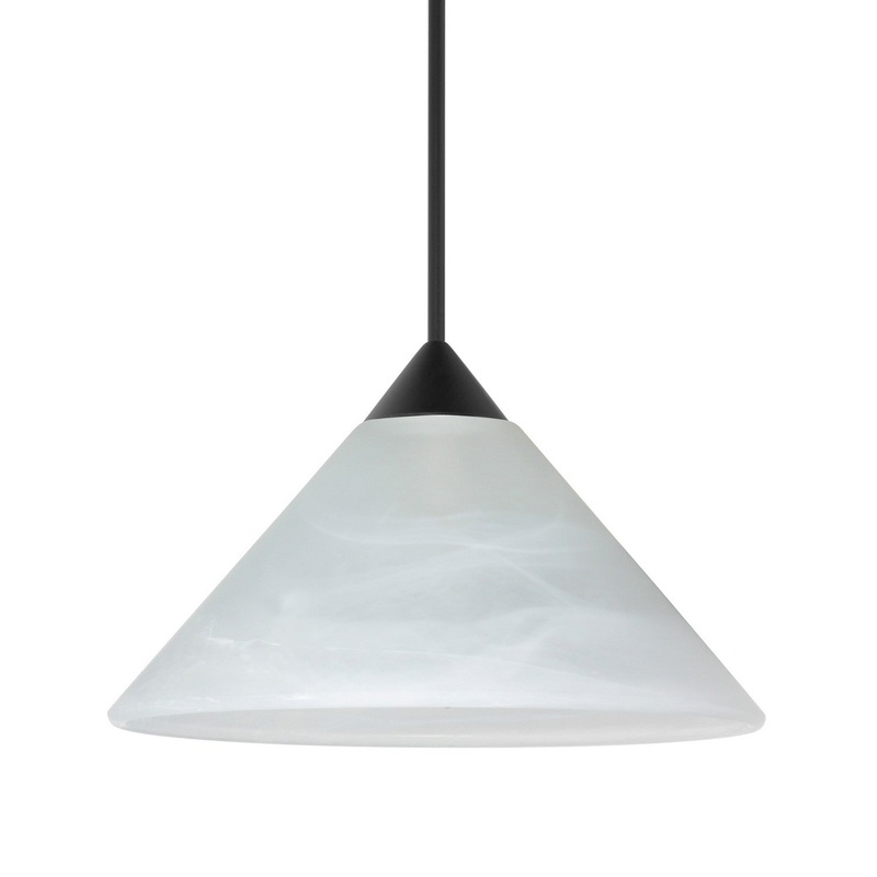 Besa 1XC-117652-BK Besa Kona Pendant One Light Pendant Black