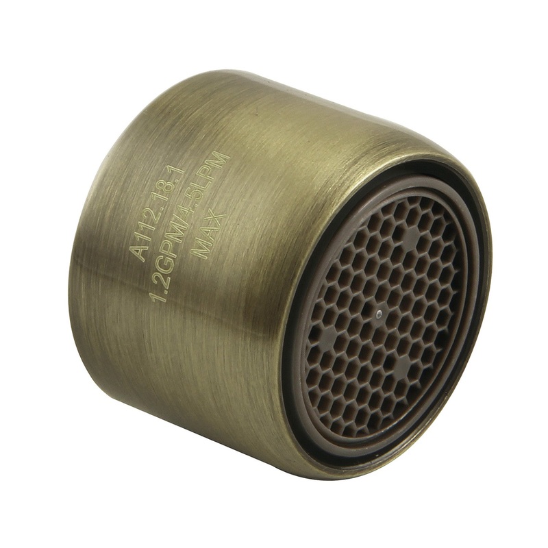 Cal Green Z12KSSA144AB 1.2 GPM Female Aerator, Antique Brass