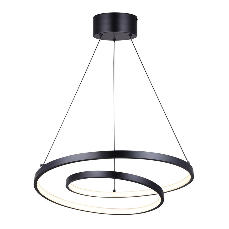 Canarm LCH259A20BK Livana LED Chandelier Matte Black