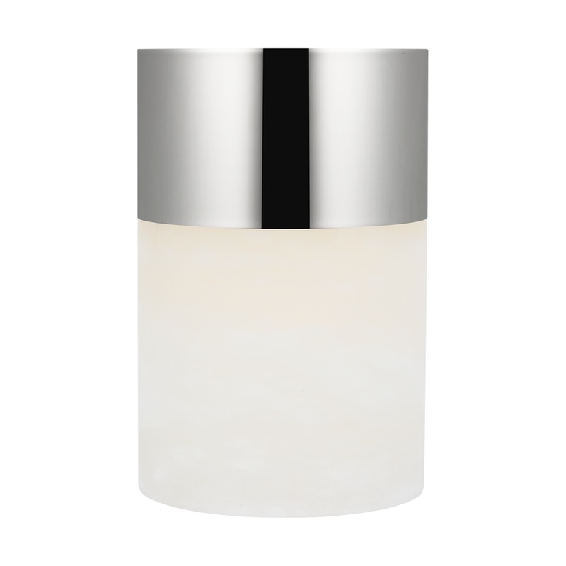Caspe Alabaster 6 Rechargeable Table Lamp Polished Nickel