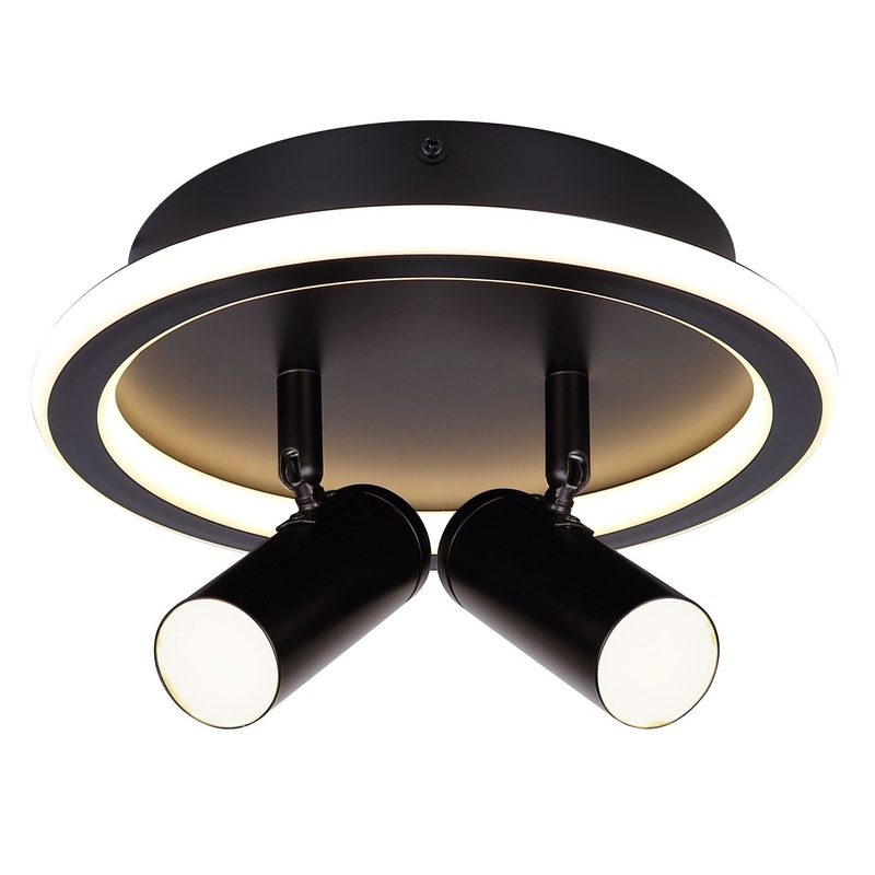 Denver Flush Mount Black