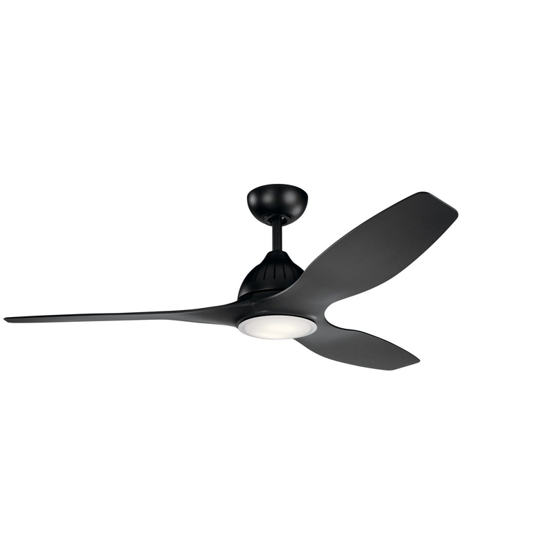 Kichler 310360SBK 60″ Ceiling Fan, Satin Black
