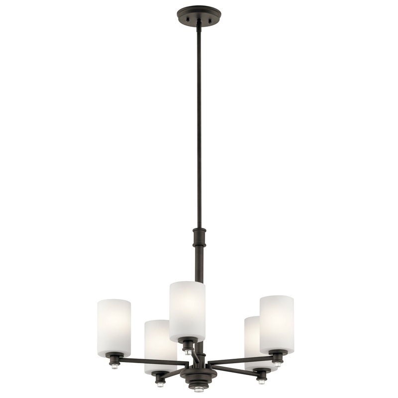 Kichler 43923OZ Five Light Chandelier, Olde Bronze