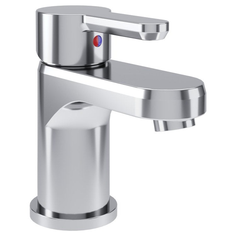 Lavatory Faucet Solarity 1 Lever ADA WaterSense Chrome 0.5 Gallons per Minute Deck Mount Push-Pop 1 Hole