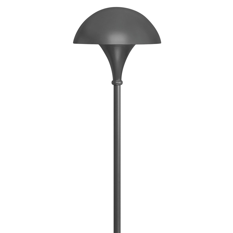 LED Landscape from the Mushroom Path Light Collection in Charcoal Gray Finish by Hinkley