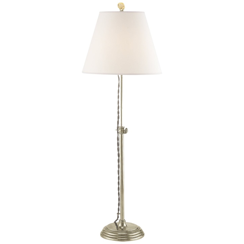 One Light Accent Lamp from the Wyatt Collection in Antique Nickel Finish by Visual Comfort Signature