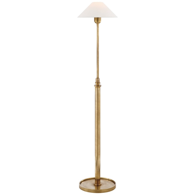 One Light Floor Lamp from the Hargett Collection in Hand-Rubbed Antique Brass Finish by Visual Comfort Signature