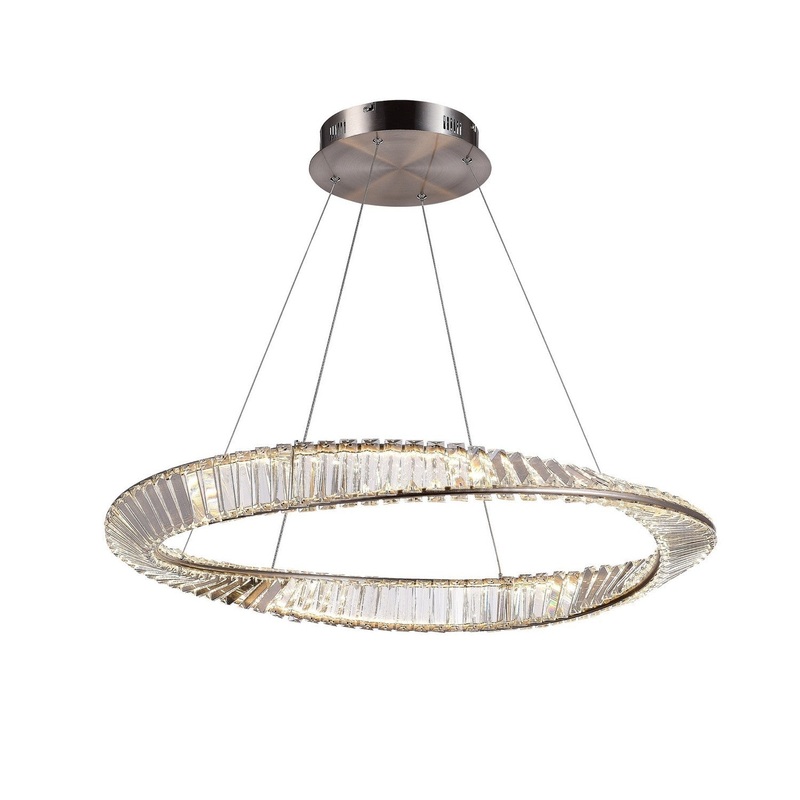 Stella Pendant – Satin Nickel / 31.50