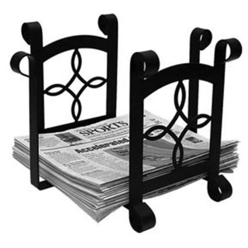 Village Wrought Iron RB-91 Torrington Newspaper Recycle Bin