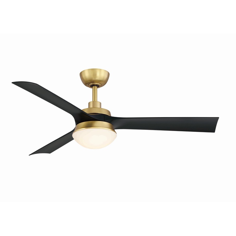 52″Ceiling Fan from the Barlow Collection in Brushed Satin Brass Finish by Fanimation