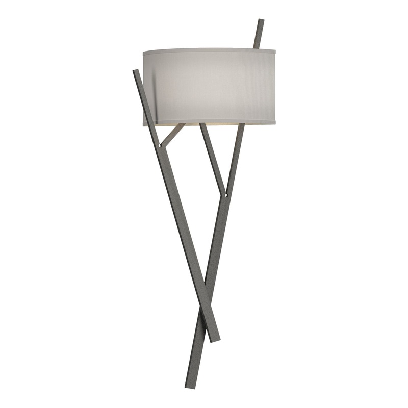 Arbo Sconce Natural Iron Natural Anna Shade (SF)