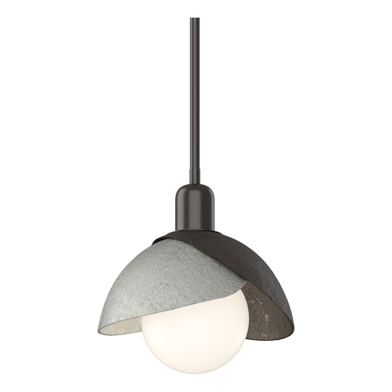 Brooklyn Double Shade Mini Pendant Oil Rubbed Bronze Sterling