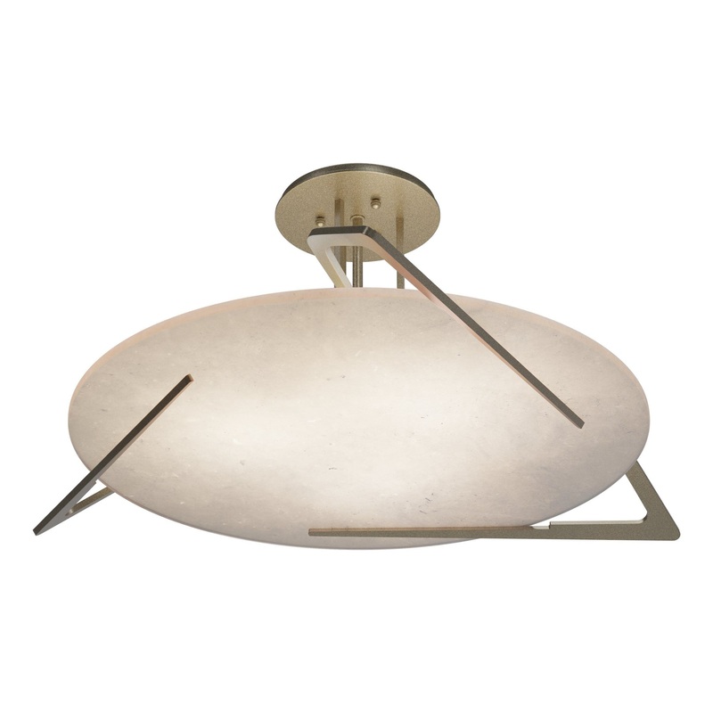 Callisto Semi-Flush Soft Gold