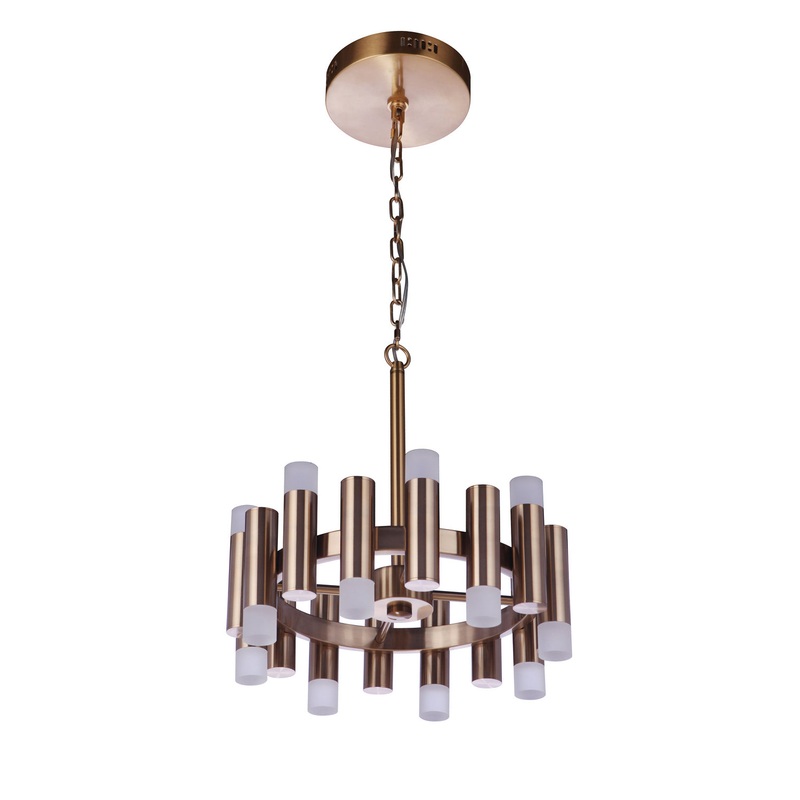 Craftmade 57516-SB-LED Simple Lux LED Chandelier Satin Brass