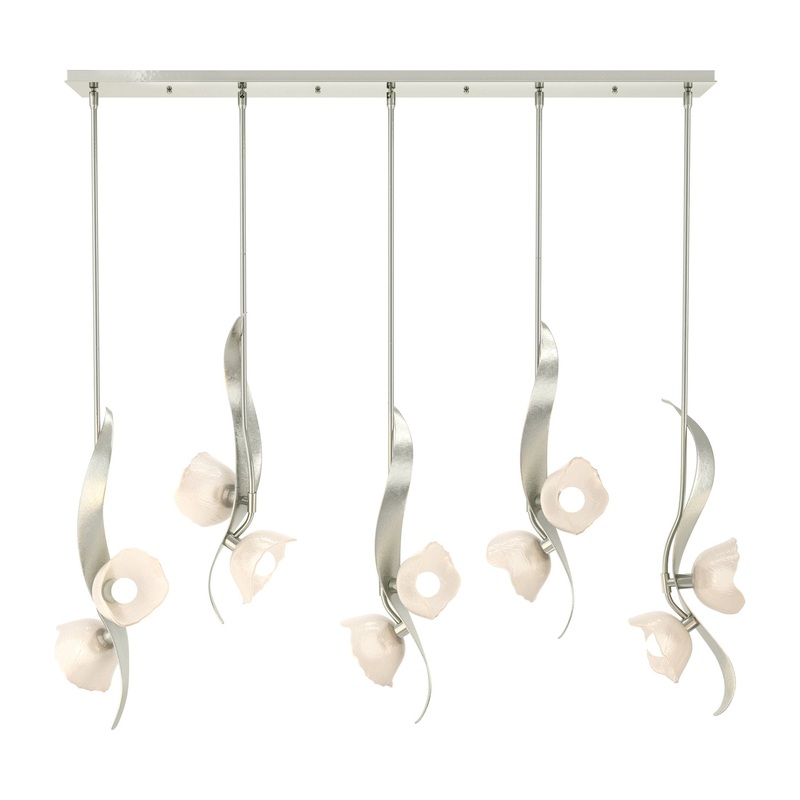 Mika 10-Light Pendant Sterling