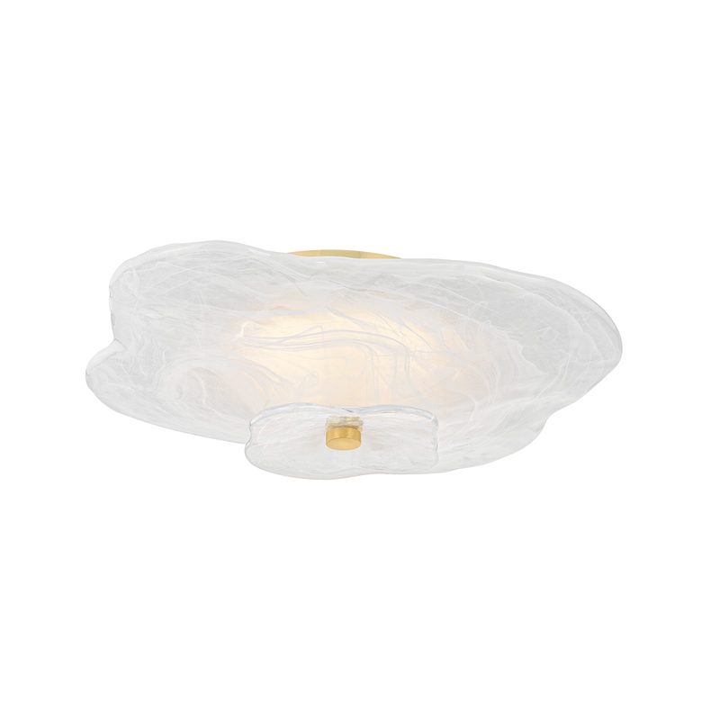 Starlie Flush Mount Aged Brass