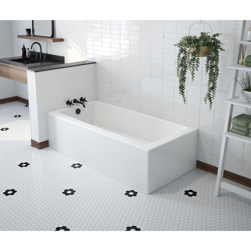 Tub Mackenzie AFR 60L x 30W Inch Corner Access Right Hand White AcrylX