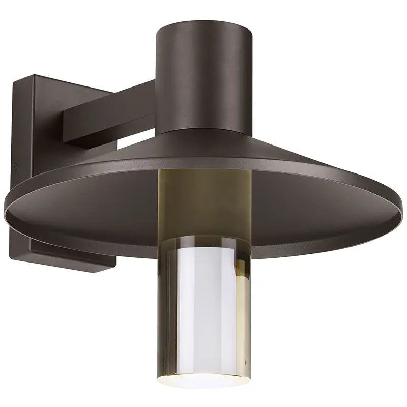 Ash 16 Outdoor Wall Bronze with Cylinder Lens 2700K / 18W (High Output) Button Photocontrol + Surge Protection