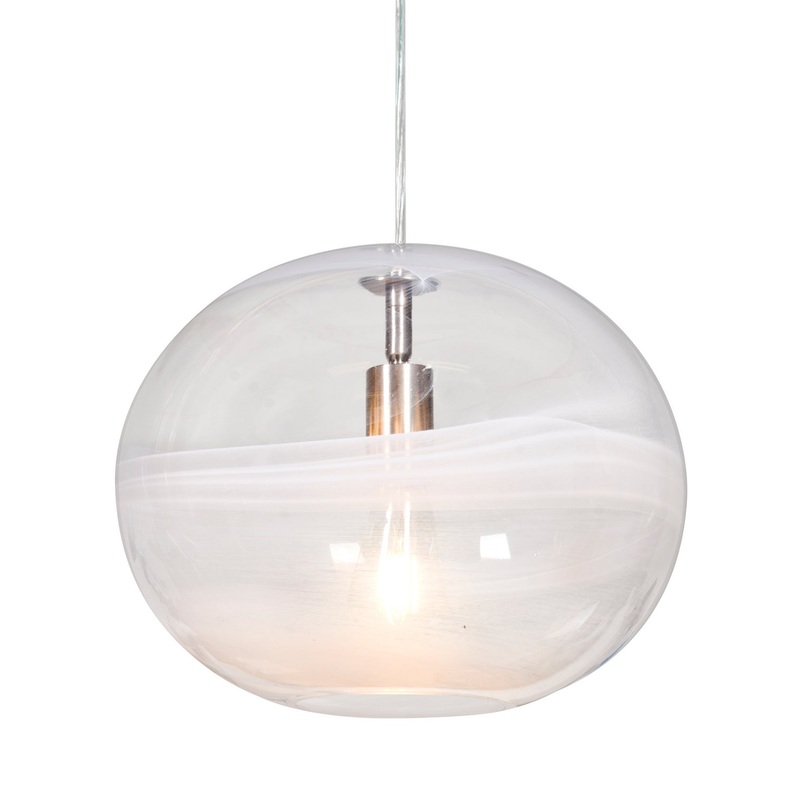 Besa 1JT-GENOCL-EDIL-SN Geno LED Pendant Satin Nickel